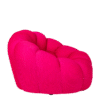 Pouf compressé framboise