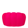 Pouf compressé framboise