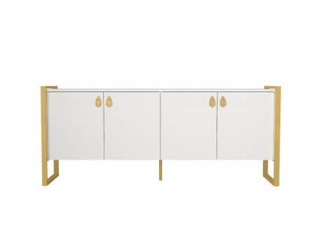 Buffet console Blanc-Dorè