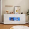 2a7174ce-206b-4d75-a292-ef376feb8b86.jpeg Panama buffet et vaisselier blanc avec led