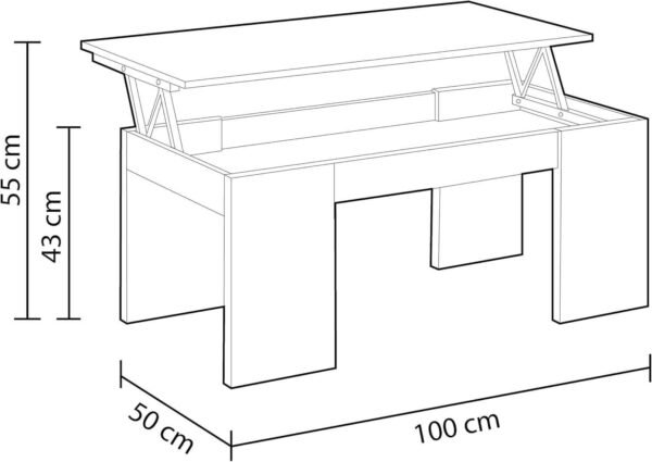 Table Basse Kendra Relevable