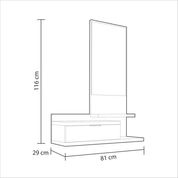 Meuble d'Entree Console Dahila