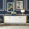 Buffet console Blanc-Dorè