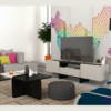 Meuble tv design plus table basse