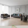 Salon aiken gris fonce 7 places