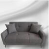 Salon aiken gris fonce 7 places