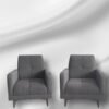 Salon aiken gris fonce 7 places