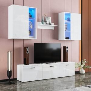 Meuble tv belini blanc