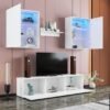 Meuble tv belini blanc