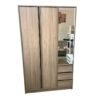 Armoire 3 portes avec miroir+ 3 Tiroirs