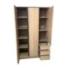 Armoire 3 portes avec miroir+ 3 Tiroirs