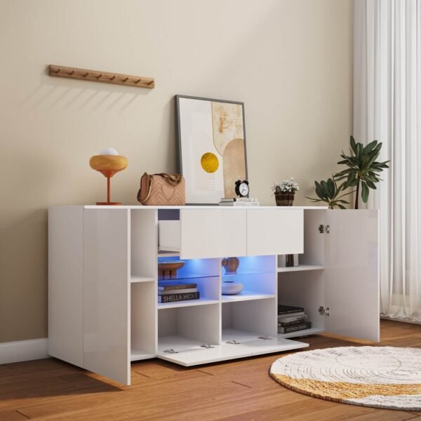 d232e588-deaa-4c05-b7e0-80b8f1949473.jpeg Panama buffet et vaisselier blanc avec led