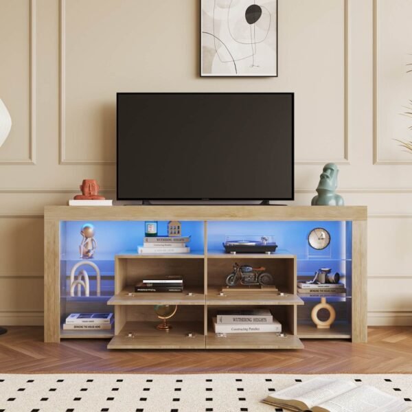 e4e261c2-f540-435f-a0d2-ad45acc236d3.jpeg Meuble tv chêne sonama avec led