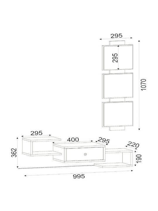 Meuble d’entrée console Dorado
