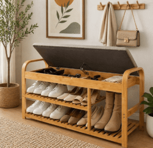 Banc rangement pour chaussures