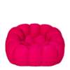 Pouf compressé framboise